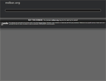 Tablet Screenshot of mdbar.org